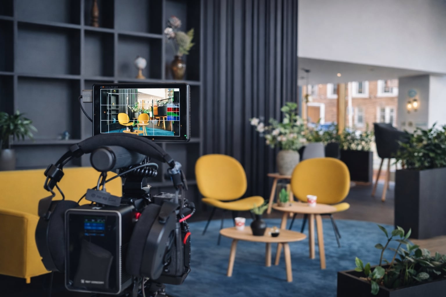 Mendus Productions aan het werk tijdens een zakelijke opname
