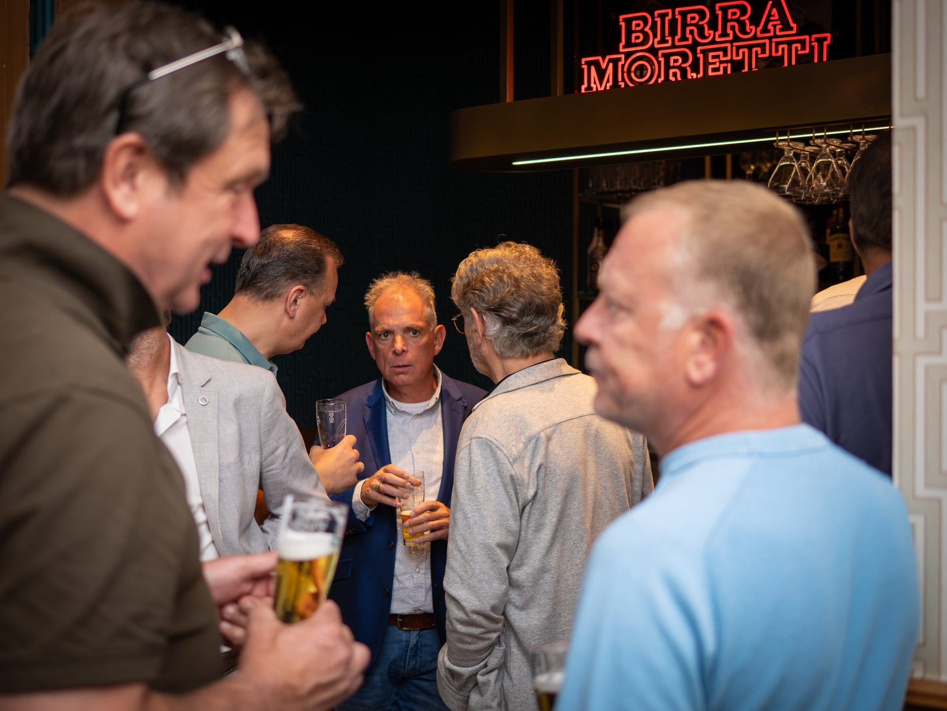Sfeerbeeld van het afscheidsevenement van Edu Noorlander bij The Heineken Company in Rotterdam