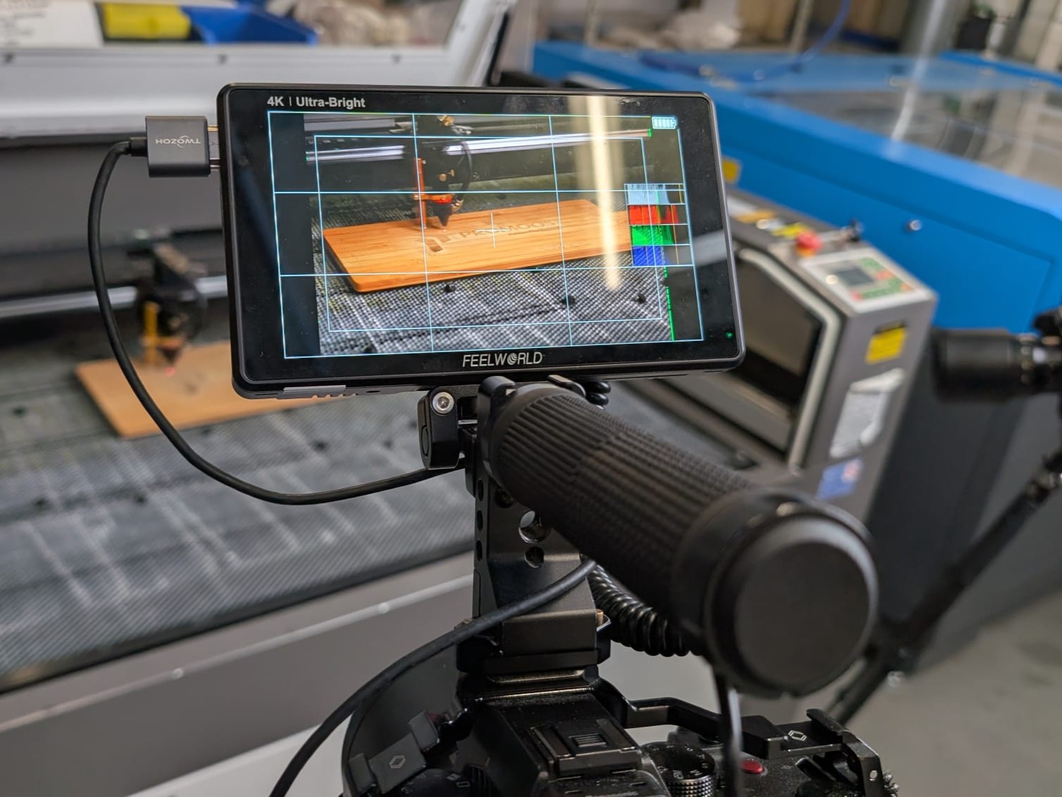 video-opname van het productieproces van Promoos en NedCo.